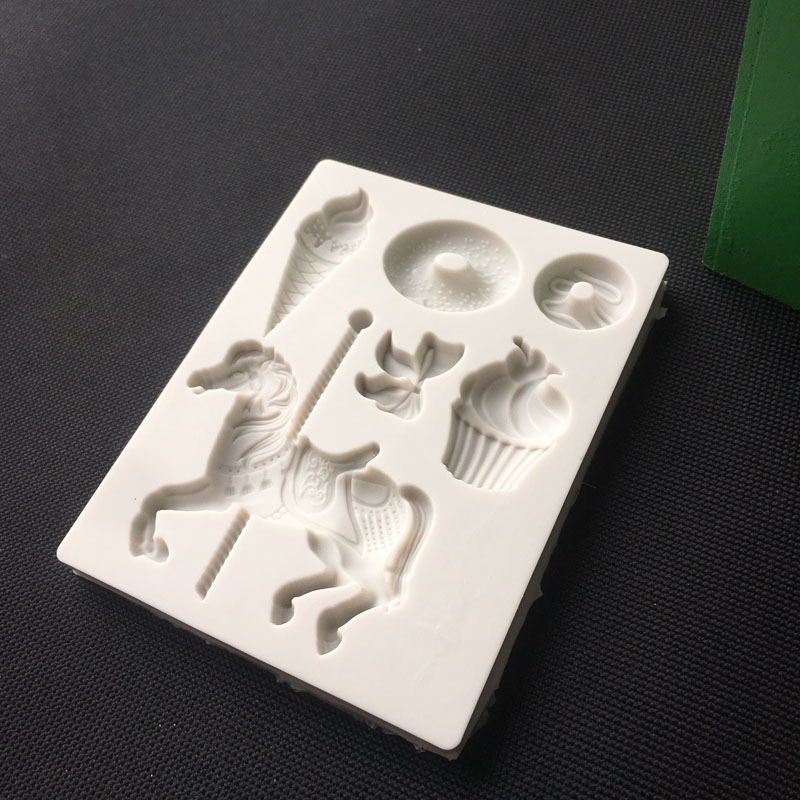 Donut Mold Silicone - Trojan horse ice cream doughnut silicone
