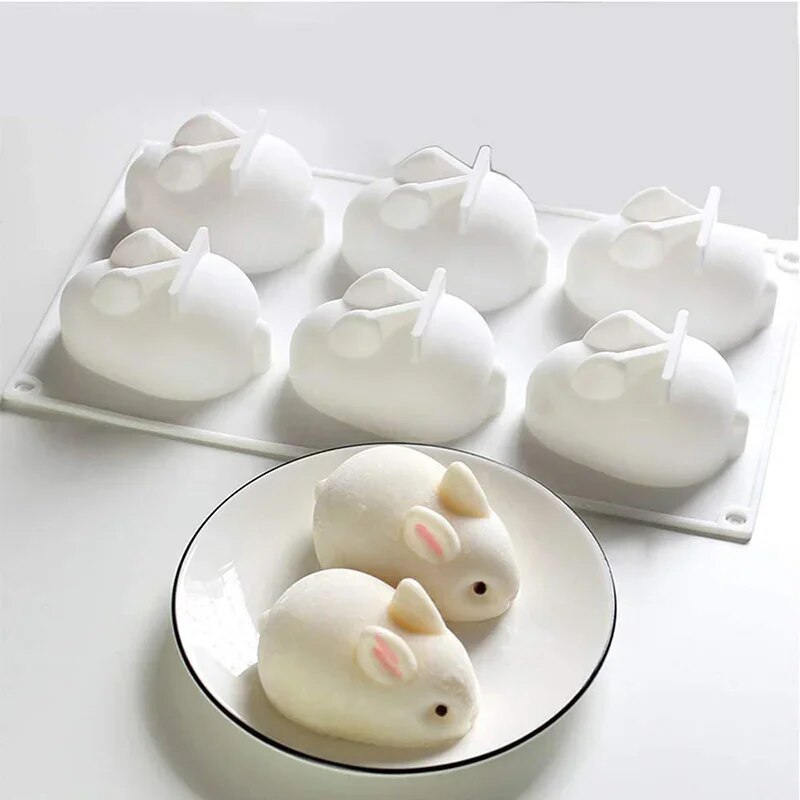 Silicone Rabbit Mold Fondant B - огляд і ціна Bunny Cake Mold