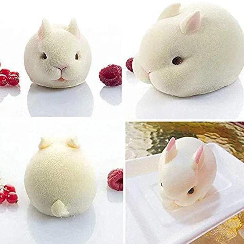 Silicone Rabbit Mold Fondant B - огляд і ціна Bunny Cake Mold