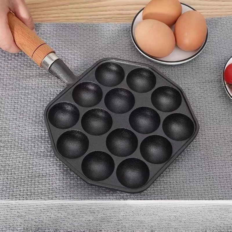 Baking Takoyaki Pan 14 Holes G - огляд і ціна Cast Iron Corn