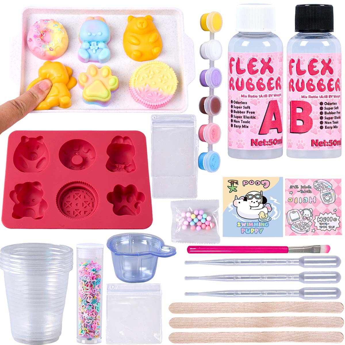 Taba Squishy Maker Kit Flex Ru - огляд і ціна Donut Mold Silicone