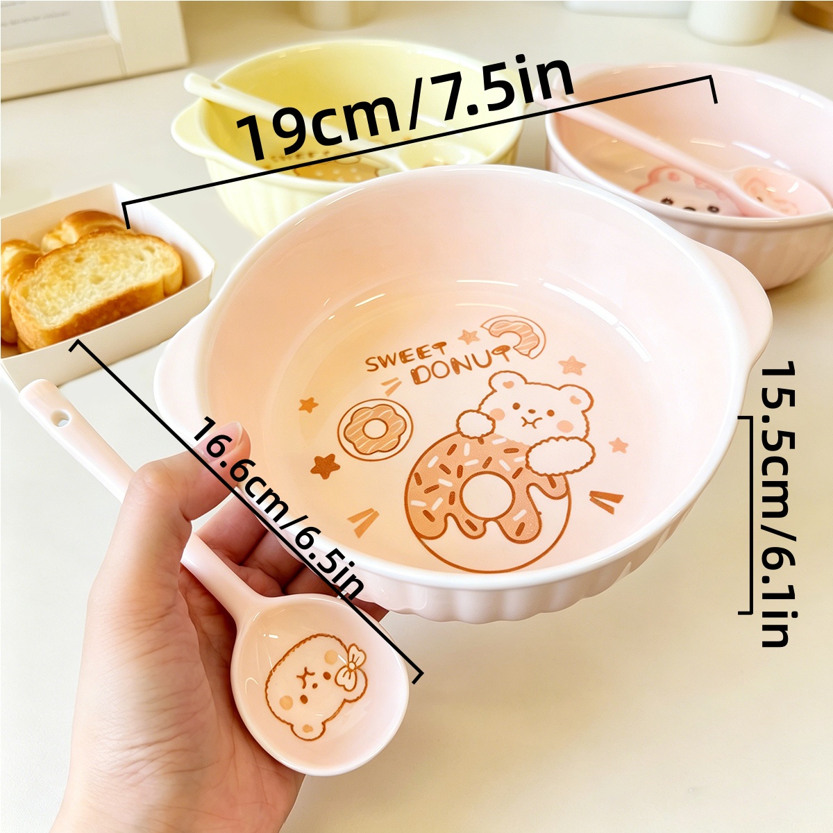 7.5 Inch Cute Cartoon Bear Rab - огляд і ціна Dim Sum Basket