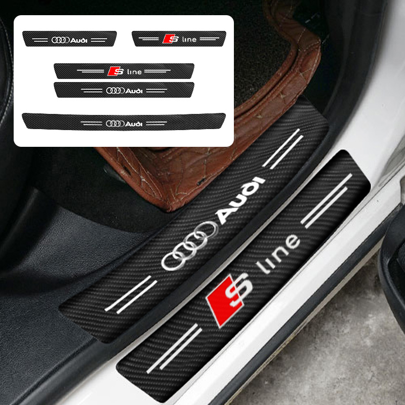 Car Door Sill Scuff Plate Deco - огляд і ціна Crepe Pan Carbon