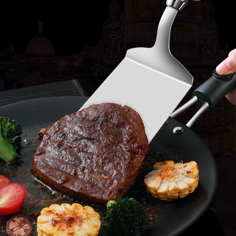 Stainless Steel Frying Spatula - огляд і ціна Okonomiyaki Spatula