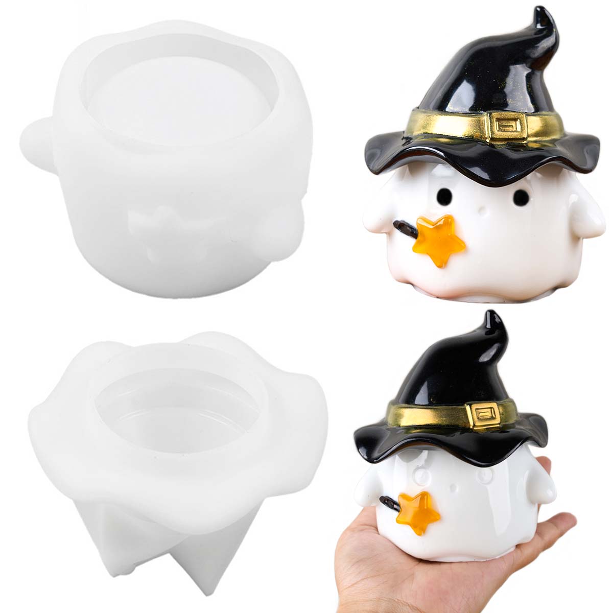 Hat Ghost Candle Jar Silicone  - огляд і ціна Potsticker Mold