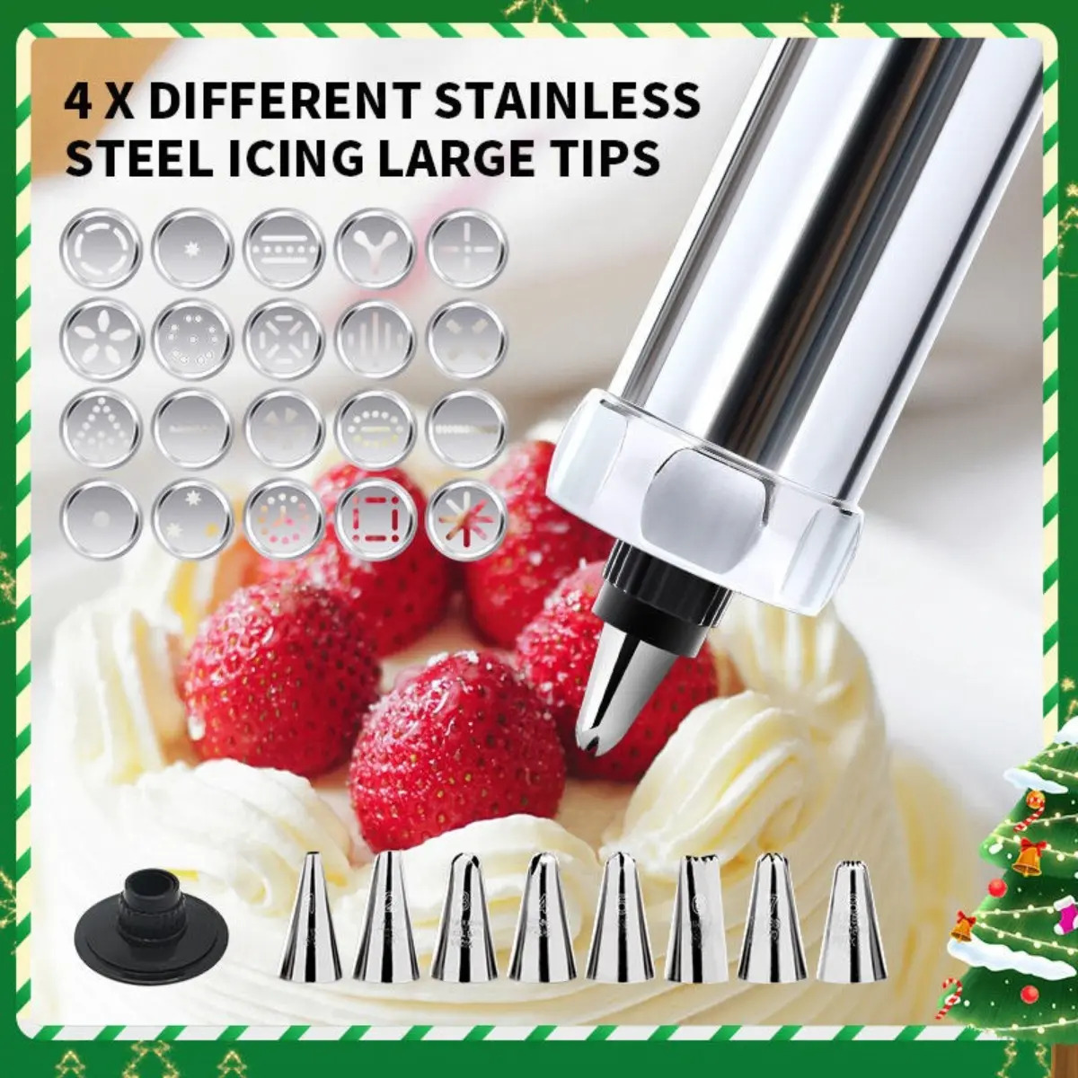 Stainless Steel Cookie Press K - огляд і ціна Churros Maker Gun