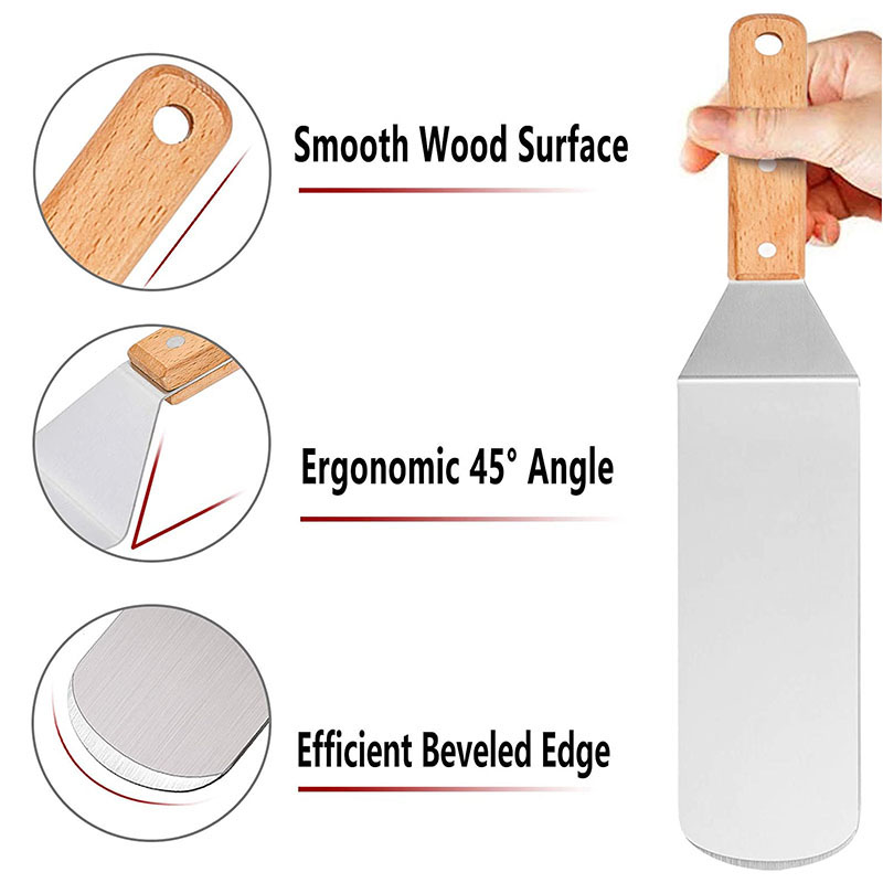 Professional Spatulas Set, Ove - огляд і ціна Okonomiyaki Spatula