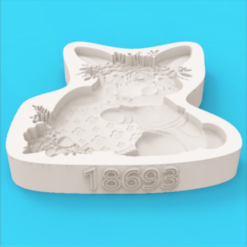 Easter Wreath Bunny Silicone B - огляд і ціна Bunny Cake Mold