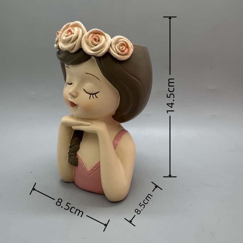 Cute girl flower pot silicone  - огляд і ціна Potsticker Mold