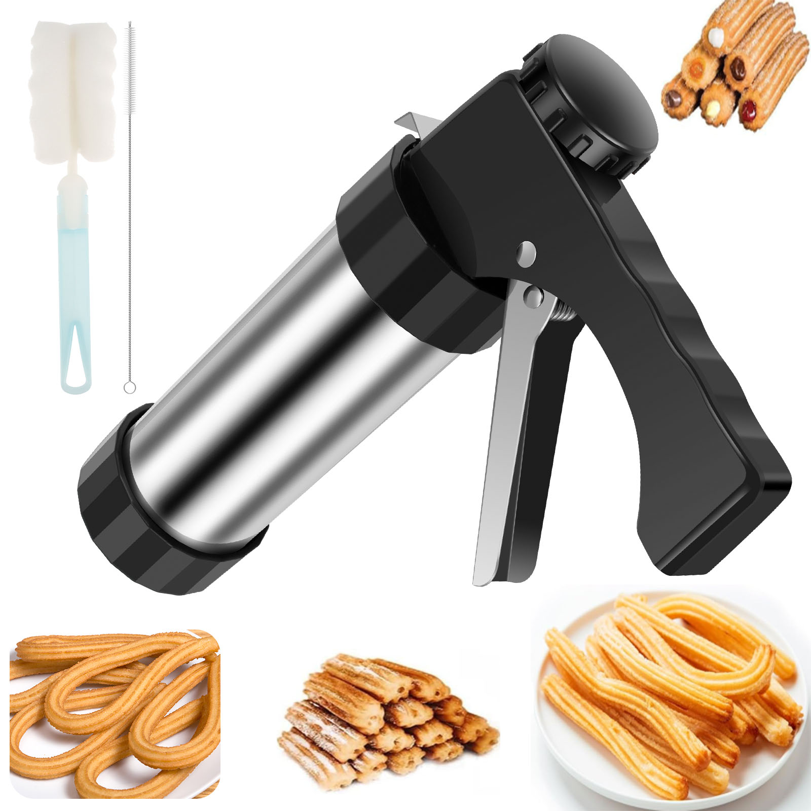 Churro Maker Machine Cookie Pr - огляд і ціна Churros Maker Gun