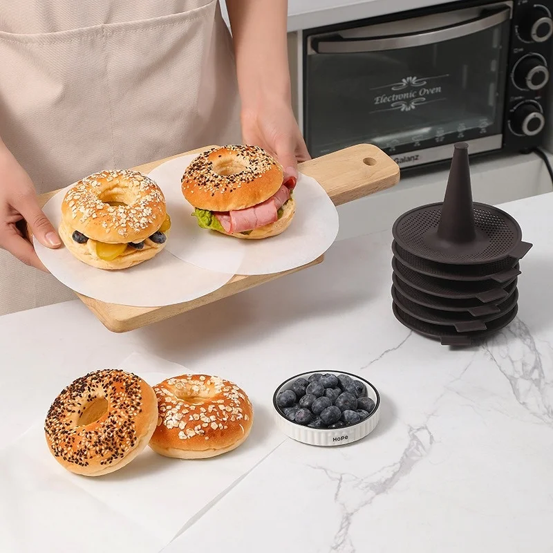 6Pcs Baking Mold Bread Donut P - огляд і ціна Donut Mold Silicone