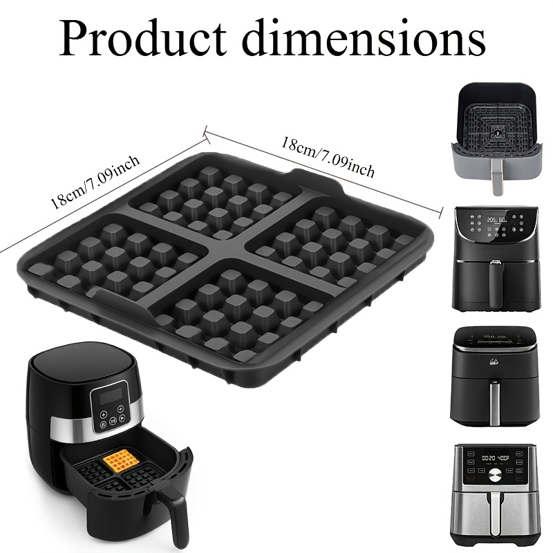Square Waffle Mold, Non-Stick  - огляд і ціна Egg Waffle Pan