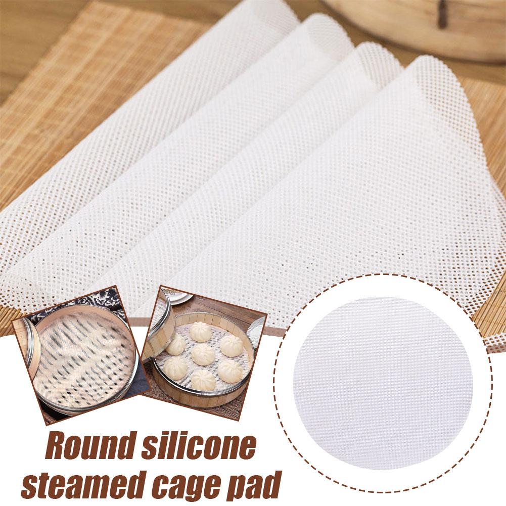 Silicone Bamboo Steamer Liners - огляд і ціна Bao Steamer Bamboo