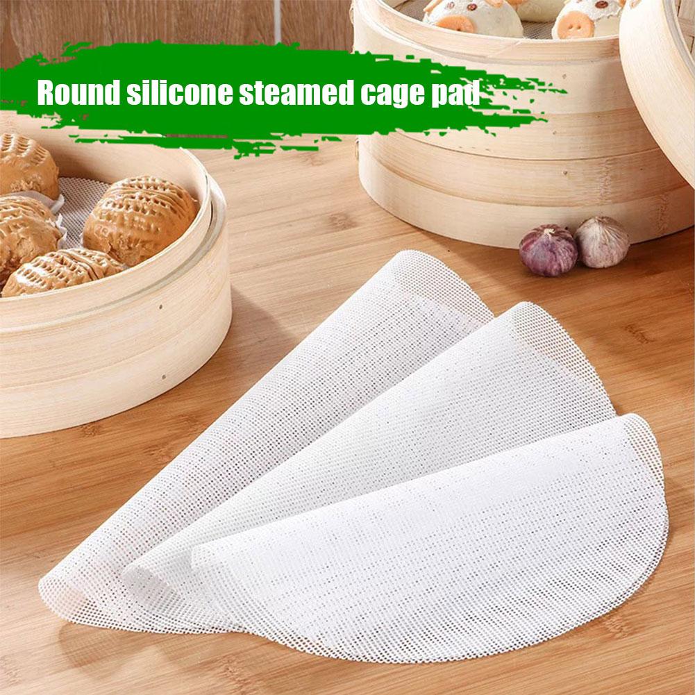 Silicone Bamboo Steamer Liners - огляд і ціна Bao Steamer Bamboo