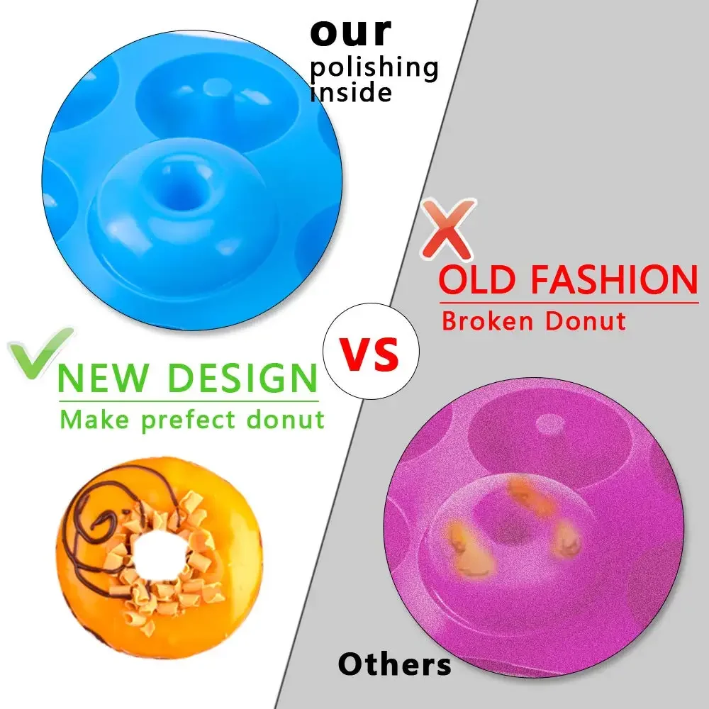 1/2pcs Silicone Muffins Donut  - огляд і ціна Donut Mold Silicone
