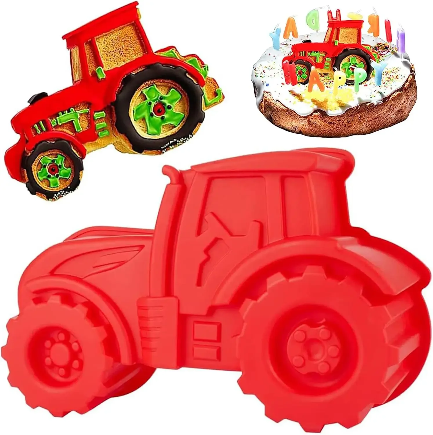 3D Tractor Silicone Baking Mou - огляд і ціна Bunny Cake Mold