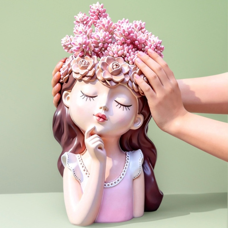 Large Fairy Girl Flower Pot Si - огляд і ціна Potsticker Mold