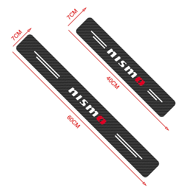 4Pcs Car Door Threshold Carbon - огляд і ціна Crepe Pan Carbon