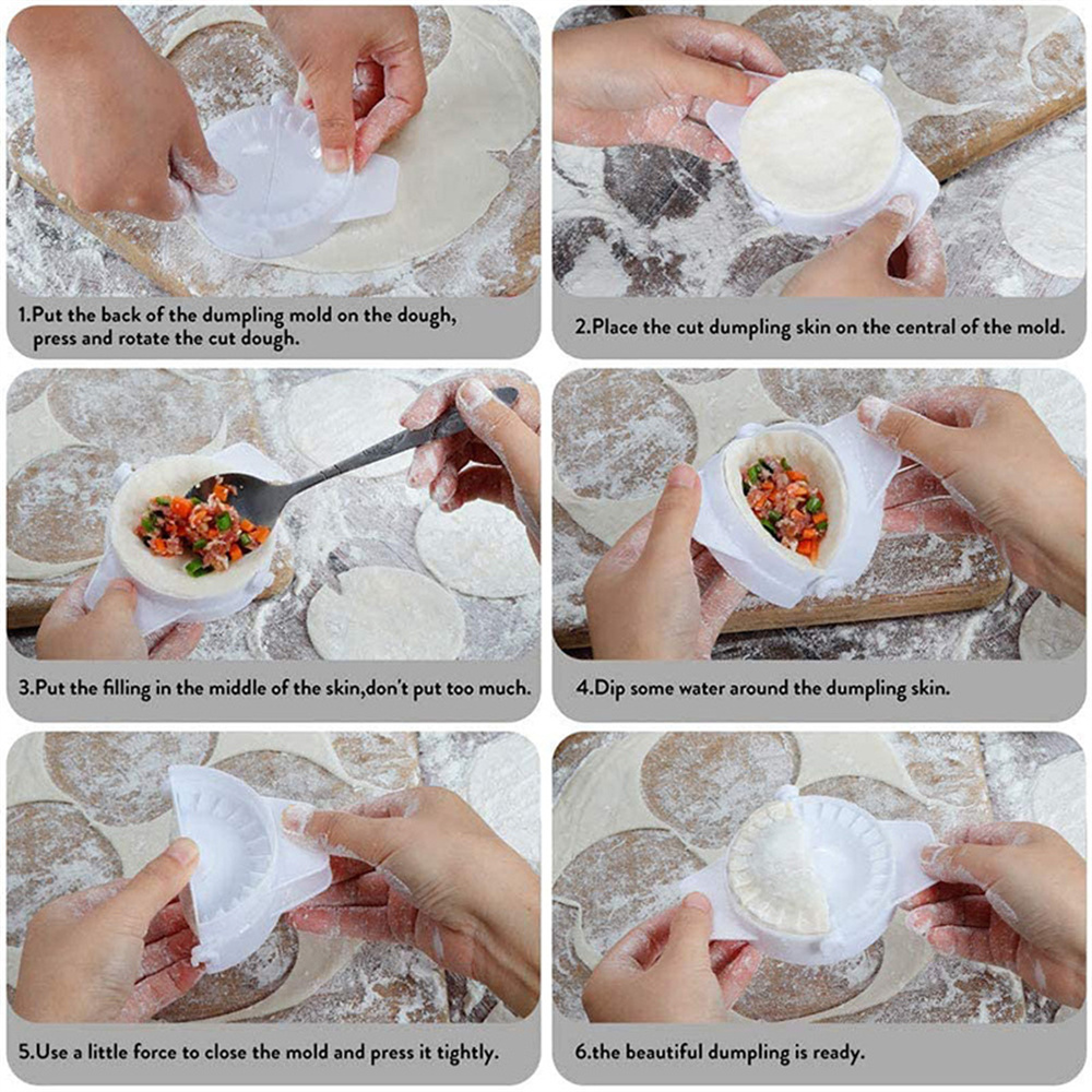 4 Size Dumpling Mold DIY Press - огляд і ціна Dumpling Press Set