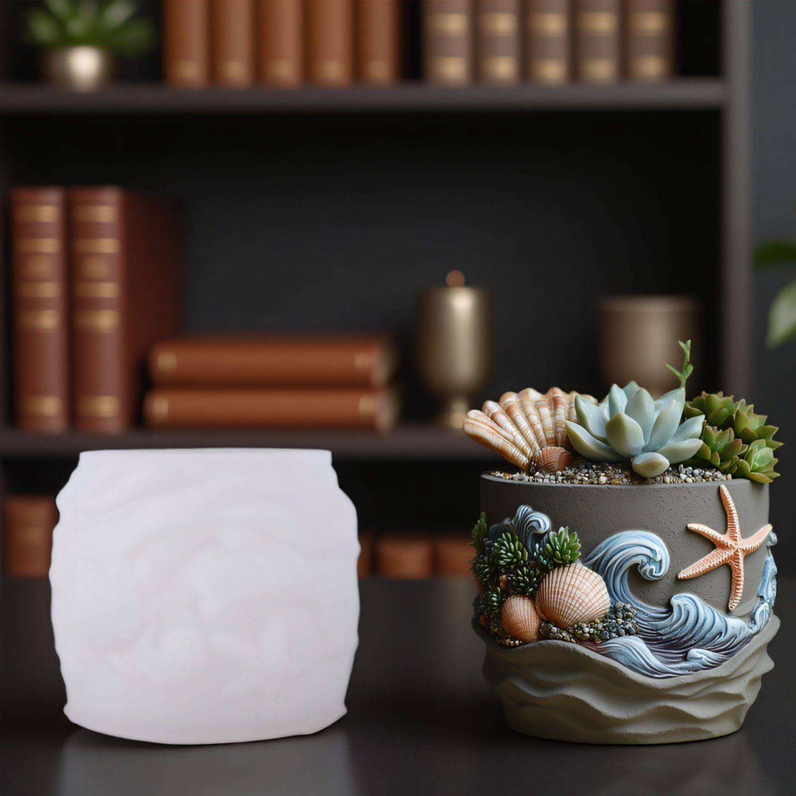 Marine Life Relief Succulent P - огляд і ціна Potsticker Mold